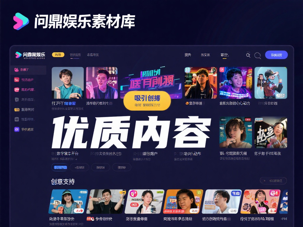 在数字娱乐时代，优质内容是吸引用户、提升平台影响力