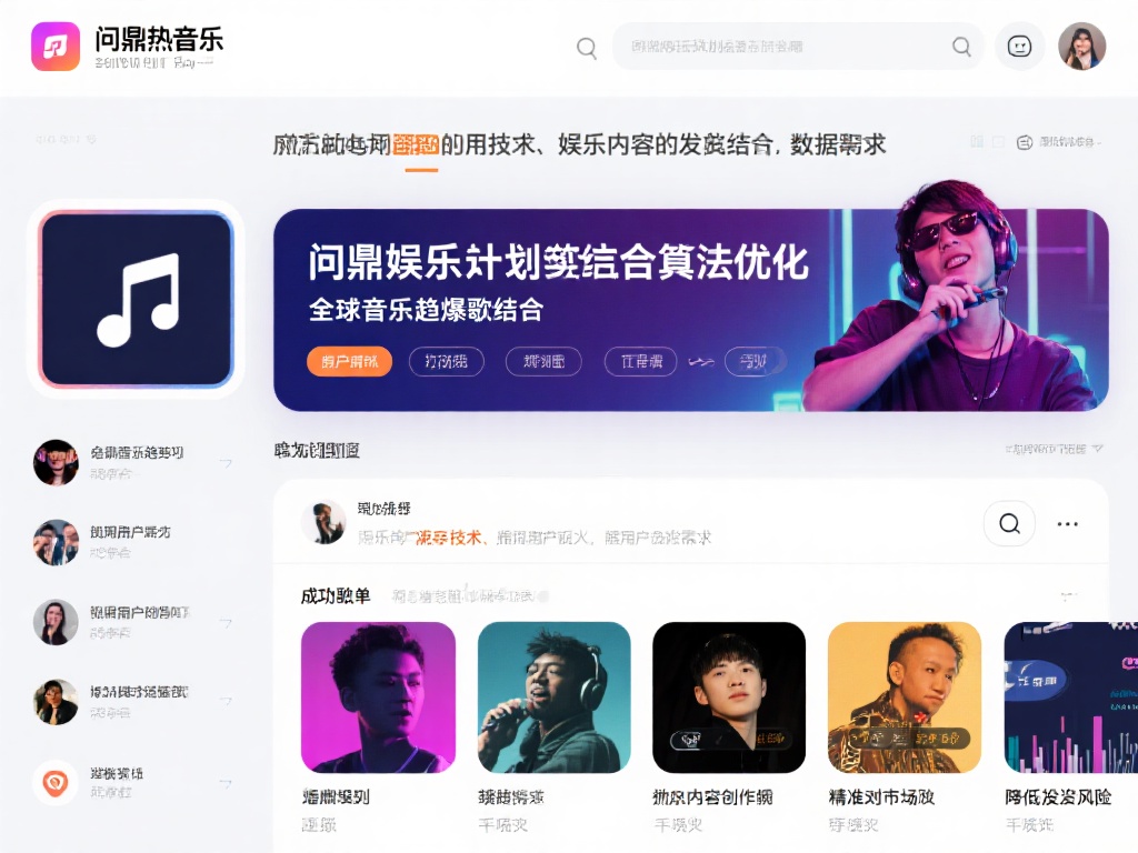 以某热门音乐平台为例，问鼎娱乐计划通过算法优化，将